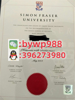 西蒙弗雷泽大学 Simon Fraser University 毕业证模版 成绩单样本